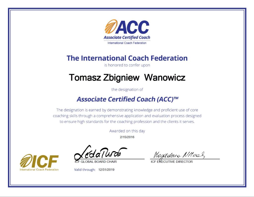Certyfikat ACC